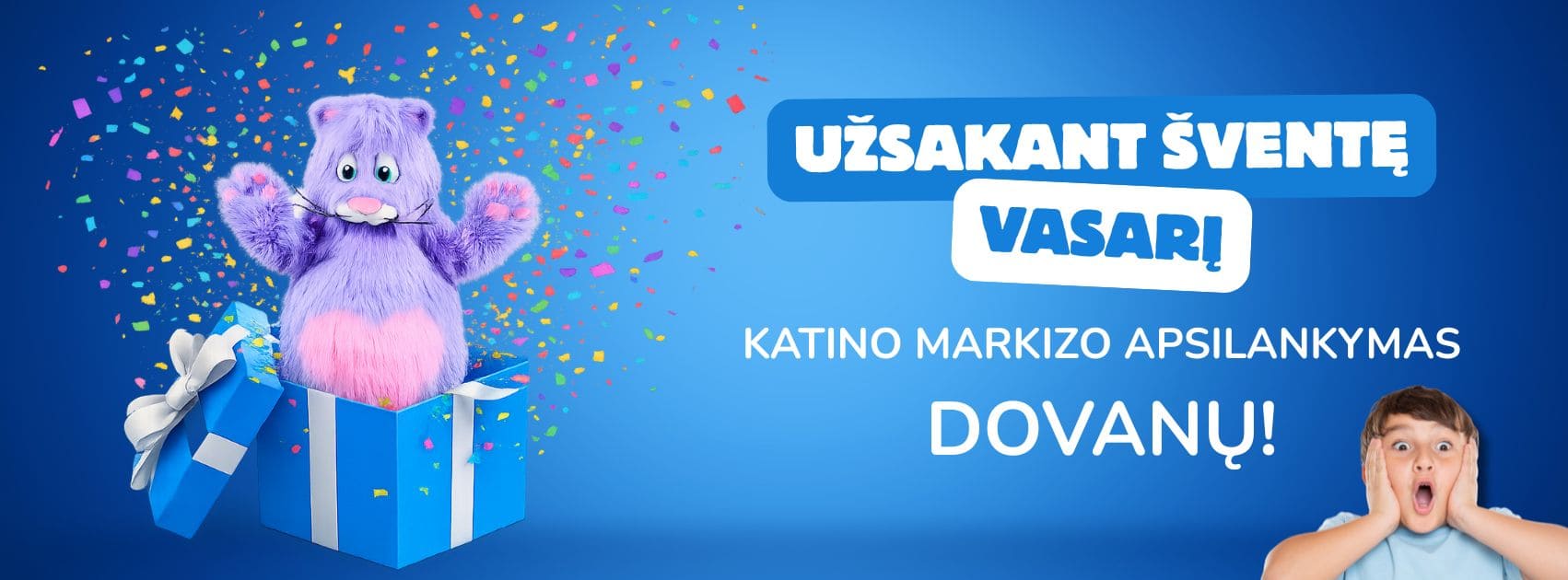 Katino markizo apsilankymas dovanų